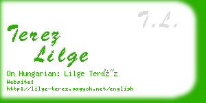 terez lilge business card